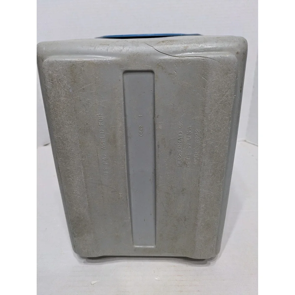 Rubbermaid 1922 Cooler‎ Blue Gray Vintage Union Bricklayers Allied Craftsmen USA